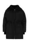 Gucci Women Black Nylon Padded Jacket In Black