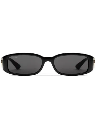 Gucci Rectangular-frame Sunglasses In Multicolor