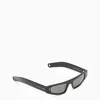 Gucci Black Rectangular Sunglasses