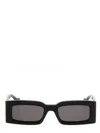 Gucci Rectangular Sunglasses In Black