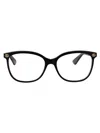 Gucci Womens Black Gg0914o Acetate Rectangular-frame Optical Glasses