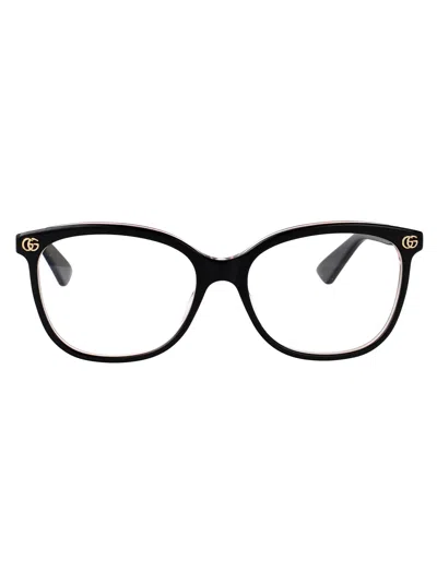 Gucci Black Recycled Acetate Optical Glasses