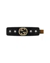 Gucci Gg Star Hair Clip In Black