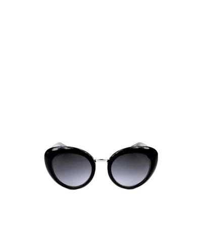 Gucci Black Round-frame Sunglasses
