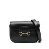 Gucci Black Horsebit 1955 Small Crossbody Bag In Black