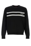 Gucci Men Silk And Cotton Sweater With Intarsia In Multi