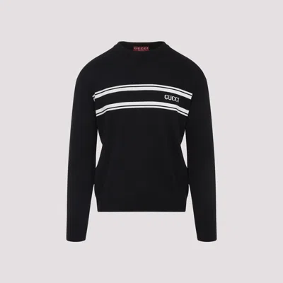 GUCCI BLACK SILK SWEATER