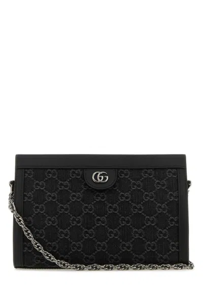 Gucci Women Gg Supreme Fabric And Leather Ophidia Crossbody Bag In Multicolor