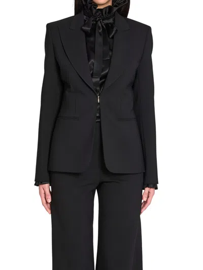 Gucci Technical Stretch Wool Jacket In Black