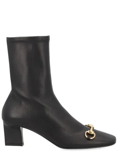 Gucci Stylish And Versatile High-heeled Boots In Black