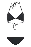 Gucci Triangle Silhouette Bikini In Black