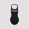 Gucci Printed Swimsuit In Black