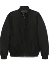 Gucci Mens Monogram-print Two-zip-pockets Relaxed-fit Woven-blend Jacket Black In Black