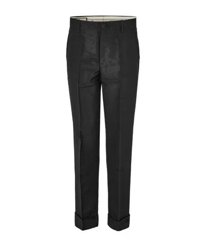 Gucci Black Straightleg Trousers