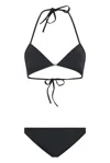 Gucci Triangle Silhouette Bikini In Black