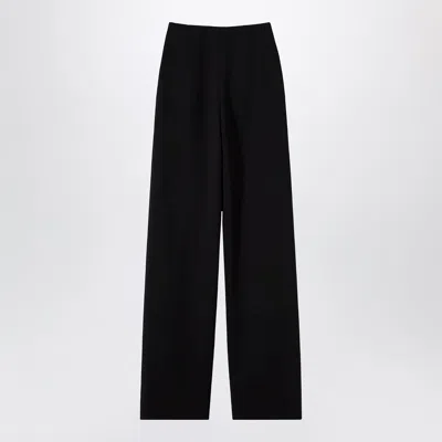 Gucci Black Stretch Technical Wool Trousers Women