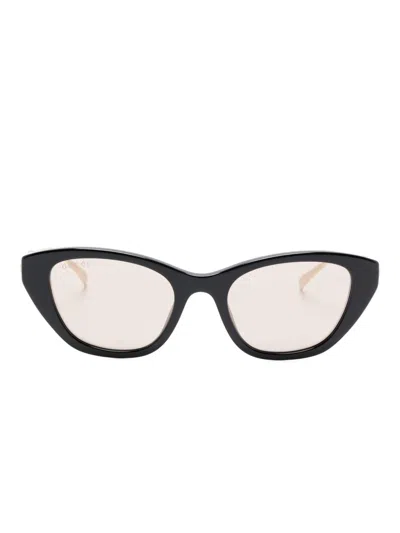 Gucci Women Cat-eye Sunglasses In Black
