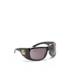 Gucci Rectangle-frame Sunglasses In Pink