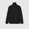 Gucci Technical Panama Shirt Shirt And Blouse Black In Black