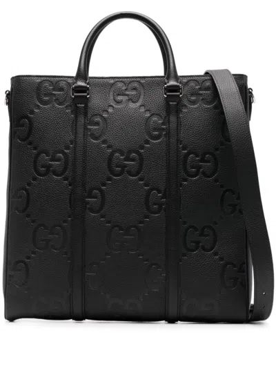 Gucci Black Tote Bag With Logo