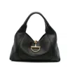Gucci Medium Softbit Leather Tote Bag In Black