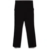 Gucci Wool Cropped Trousers In Black