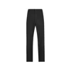 Gucci Tailored Trousers Subtle Pattern Belt Loops In Black