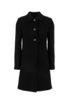 Gucci Wool-blend Coat In Black