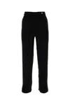 Gucci Chic Black Viscose Blend Pants For Women In Black