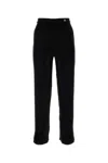 Gucci Chic Black Viscose Blend Pants For Women In Black