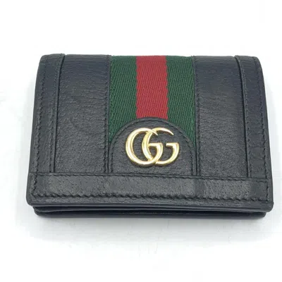 Pre-owned Gucci Black Wallet (bi-fold) ()