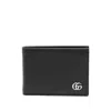 Gucci Gg Marmont Leather Bi-fold Wallet In Black
