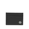 Gucci Card Holder With Money Clip Gg Marmont Black Men In Black