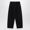 Gucci Women Baloon Denim Pants In Black