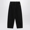 Gucci Women Baloon Denim Pants In Black