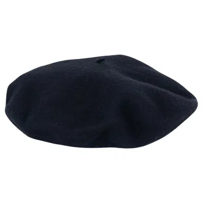 Pre-owned Gucci Black Wool 2023 Felt Beret Hat 57