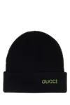 Gucci Ribbed Wool Beanie Folded Cuff