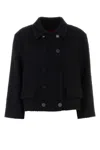 Gucci Boucle Wool Jacket In Black