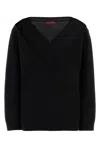 Gucci Black Wool Blend Oversize Sweater In Black