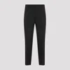 Gucci Drawstring Wool Blend Pants In Black
