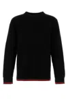 Gucci Web Knit In Blackgreenred