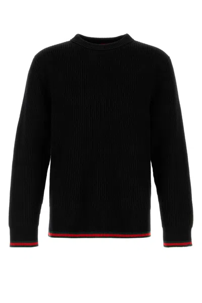 Gucci Web Knit In Black