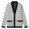 Gucci Black Wool Blend Sweater In Multi