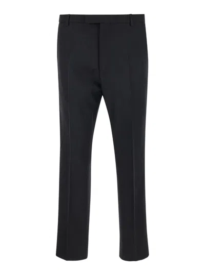GUCCI BLACK TWILL TROUSERS