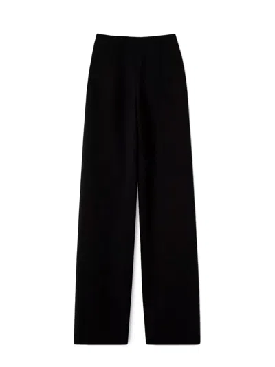 Gucci Black Stretch Technical Wool Trousers Women