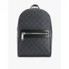 Gucci Monogram-pattern Top-handle Canvas Cross-body Bag In Black/black/brb/blk