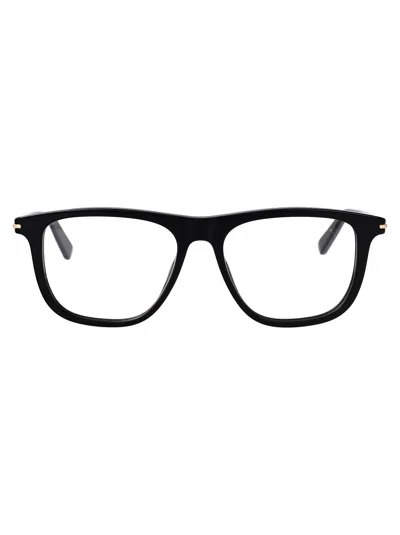Gucci Black-black-transparent Acetate Glasses