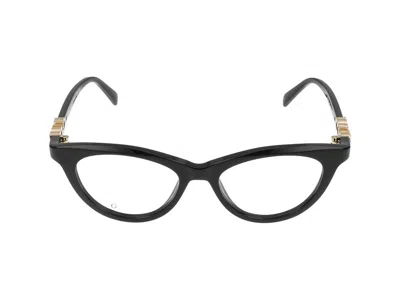 Gucci Black-black-transparent Acetate Glasses