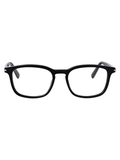 Gucci Black-black-transparent Acetate Glasses In Neutral