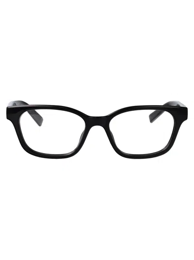 Gucci Black-black-transparent Injected Glasses In Gold